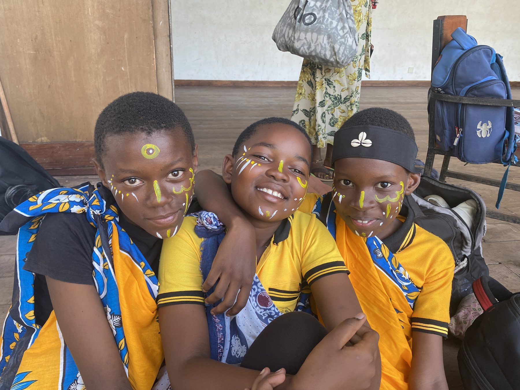 Children of the dance project, Mwanamakuka School, Bagamoyo